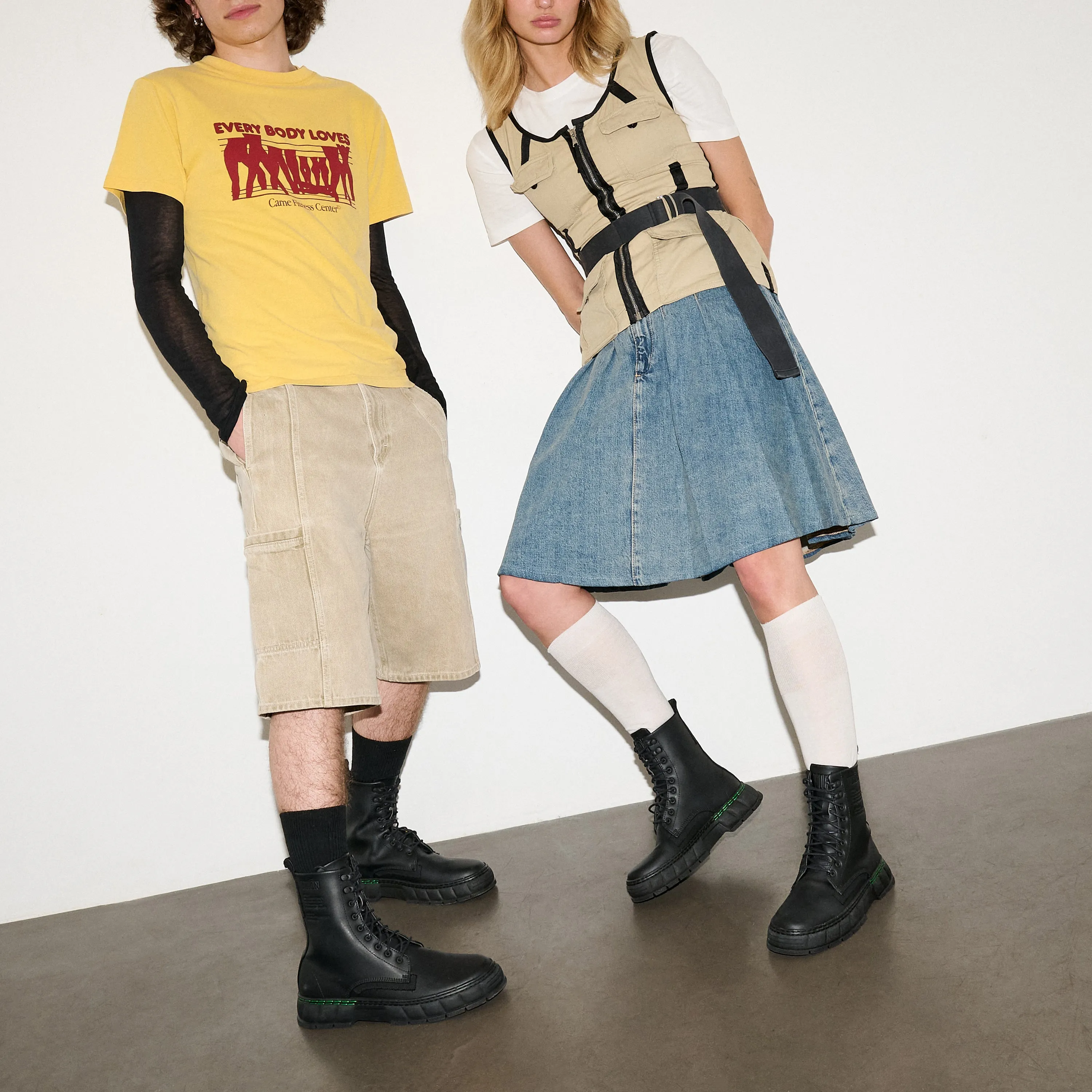 1992 Boot in Black Corn Leather from Vir??n Bendable