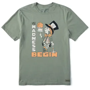 sequined details Bold Comfort Men's Let the Madness Begin Short Sleeve Tee