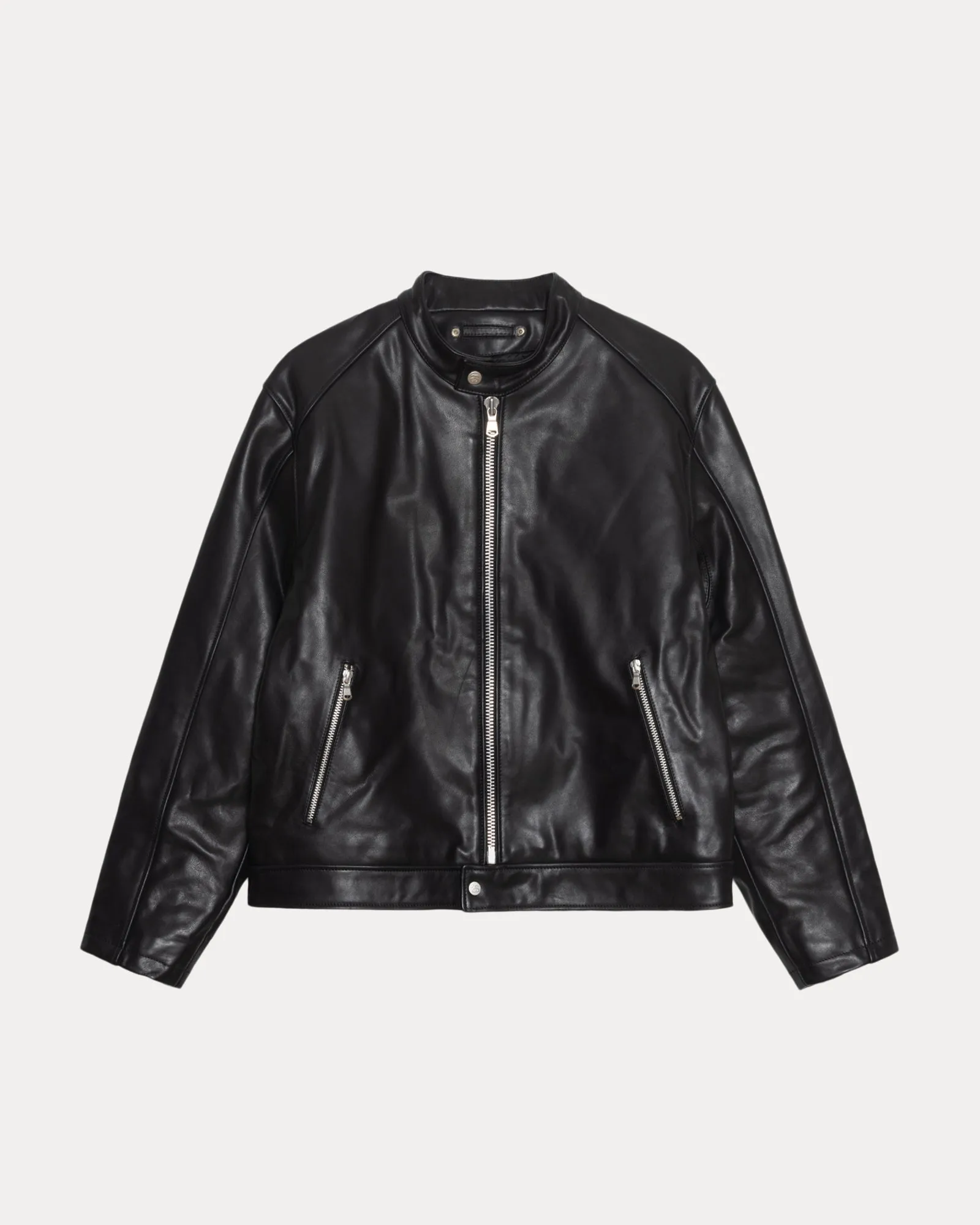Fashion Forward Layer CAFE RACER LEATHER JACKET