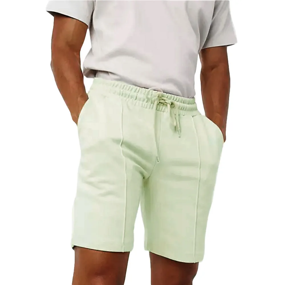 Chill Mode Men's PLain Cotton Short,Light Pistachio