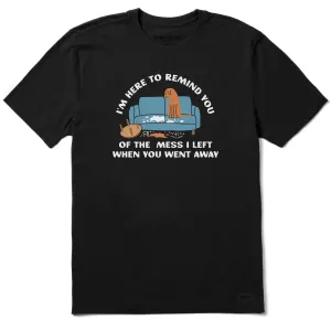 Unisex Daily Outfit Style Men's I'm Here to Remind You Short Sleeve Tee