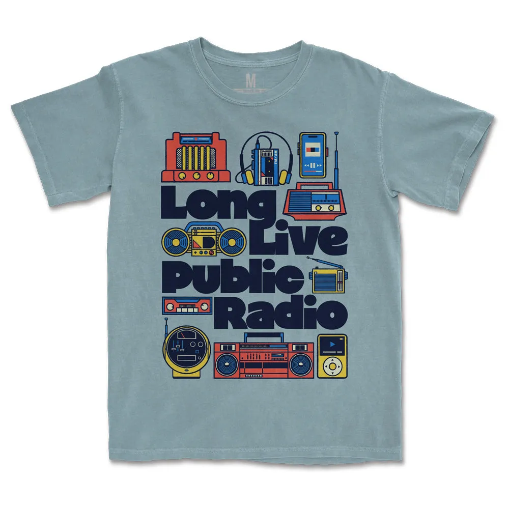 Easy Layering Smart Comfort Long Live Public Radio Tee