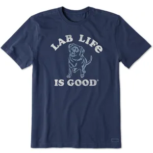 Ultimate Wear Men's Lab is Good Short Sleeve Crusher Tee