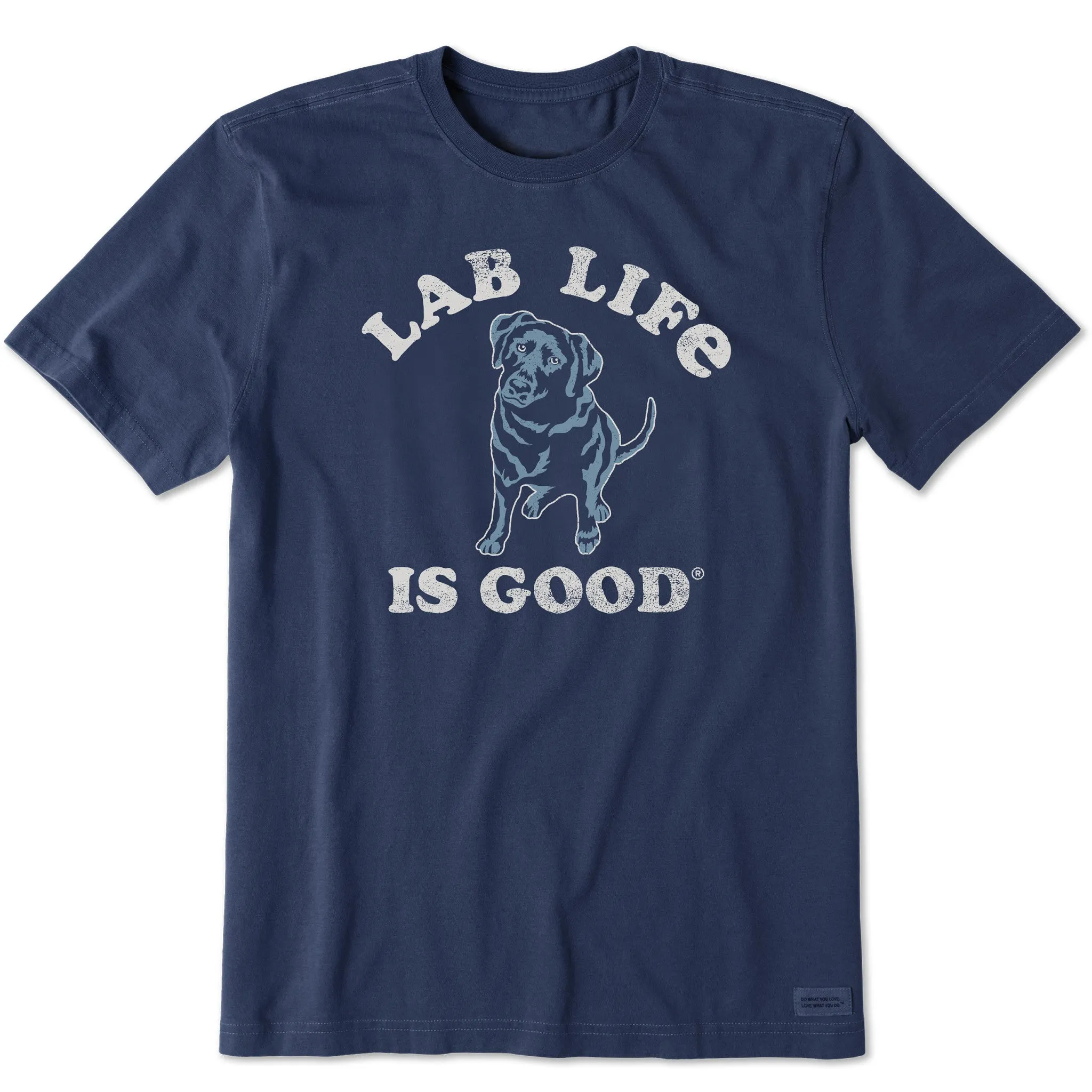 Ethically Sourced Materials Men's Lab is Good Short Sleeve Crusher Tee