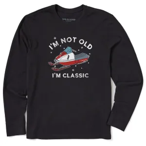 Men's I'm Classic Snowmobile Long Sleeve Crusher Tee Reinforced Shoulders Soft Knit