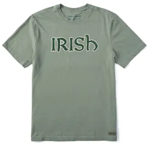 FlexibleKnit Simple Layer Men's Irish Outline Short Sleeve Tee