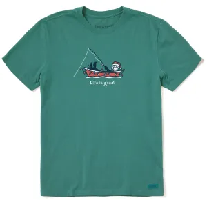 NeutralTonesCollection Men's Jake Holiday Fishing Short Sleeve Crusher Tee
