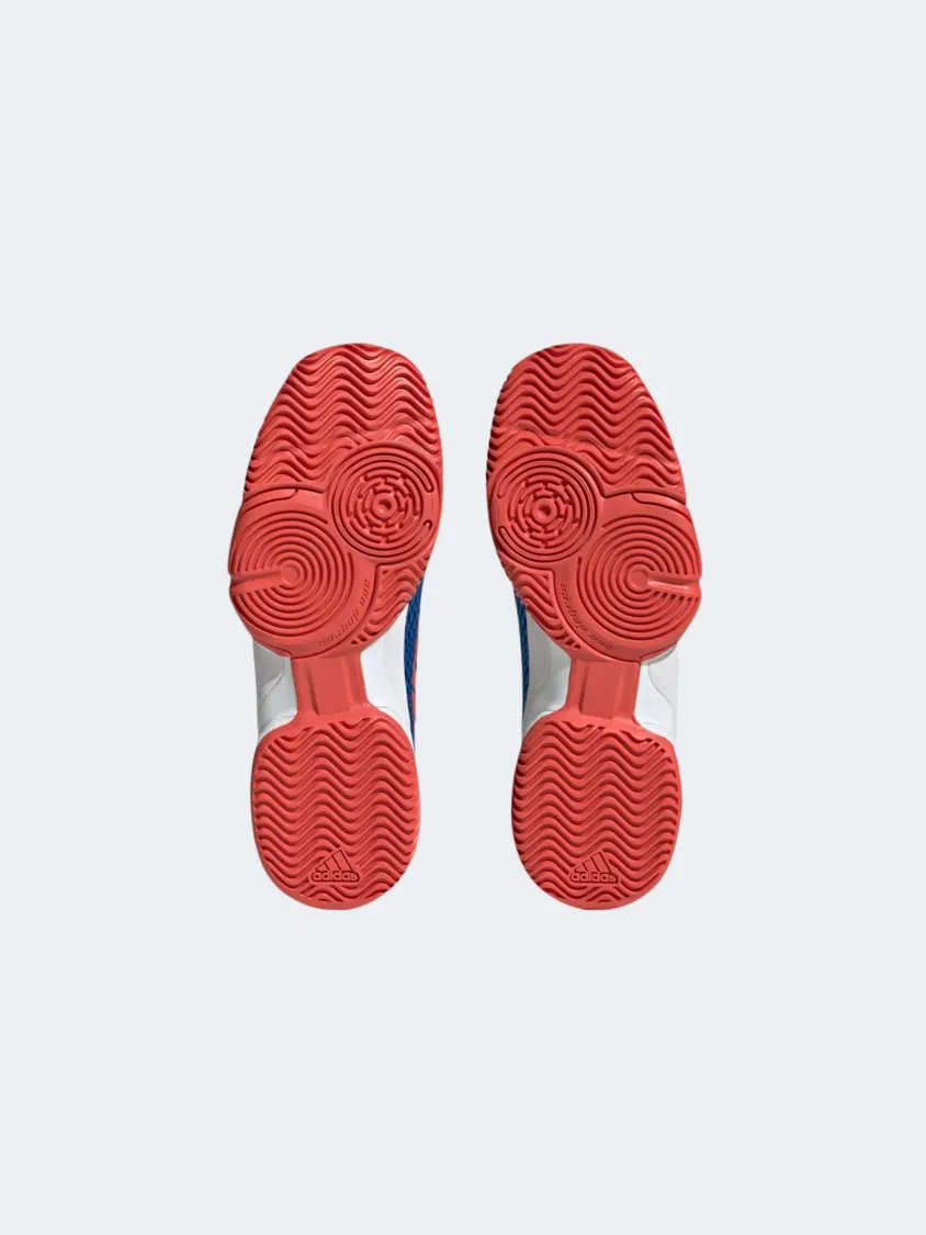 Adidas Barricade Gs-Boys Tennis Shoes Royal/Red/ White Modern Bold