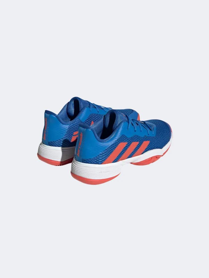 Trendy Adidas Barricade Gs-Boys Tennis Shoes Royal/Red/ White