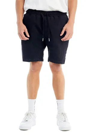 Body Movement Union Jogger Short Black Stone