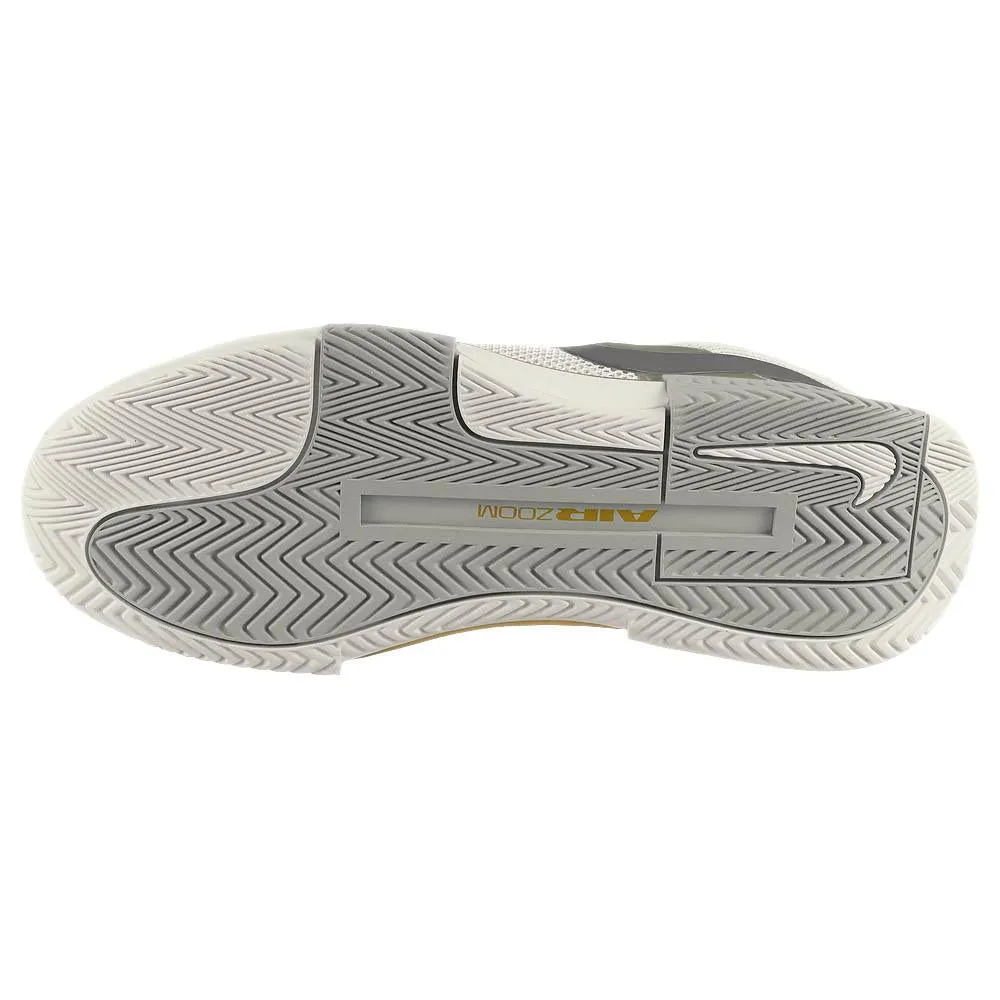 Nike Men's Air Zoom GP Challenge 1 - Premium - Phantom/Metallic Pewter Rubberized Heel Guard Durable Material