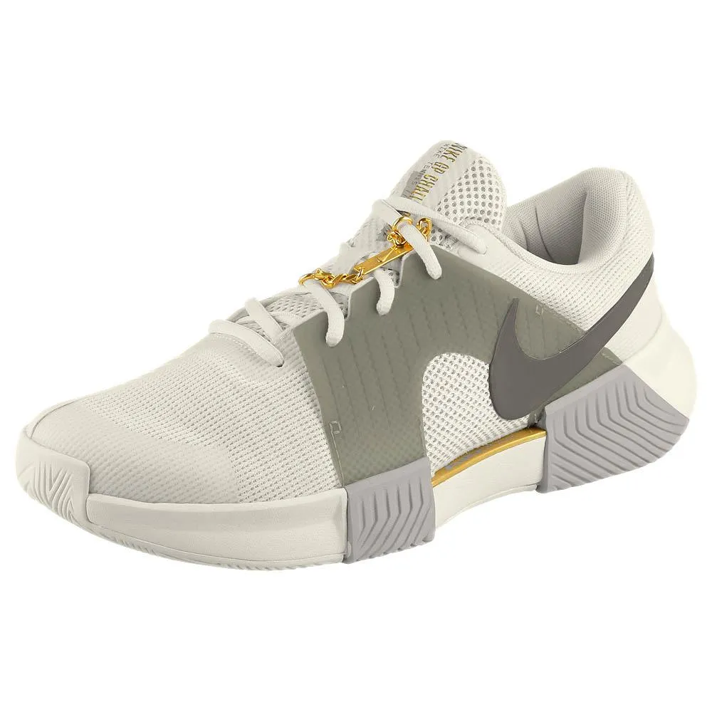 Nike Men's Air Zoom GP Challenge 1 - Premium - Phantom/Metallic Pewter Responsive Midsole Functional Mesh