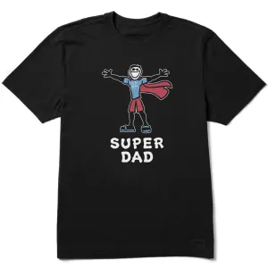 Men's Jake Super Dad Short Sleeve Crusher Tee Ultimate Comfort Casual Style