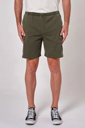 Tradie Cargo Short Faded Army NonSlipGrip hikers