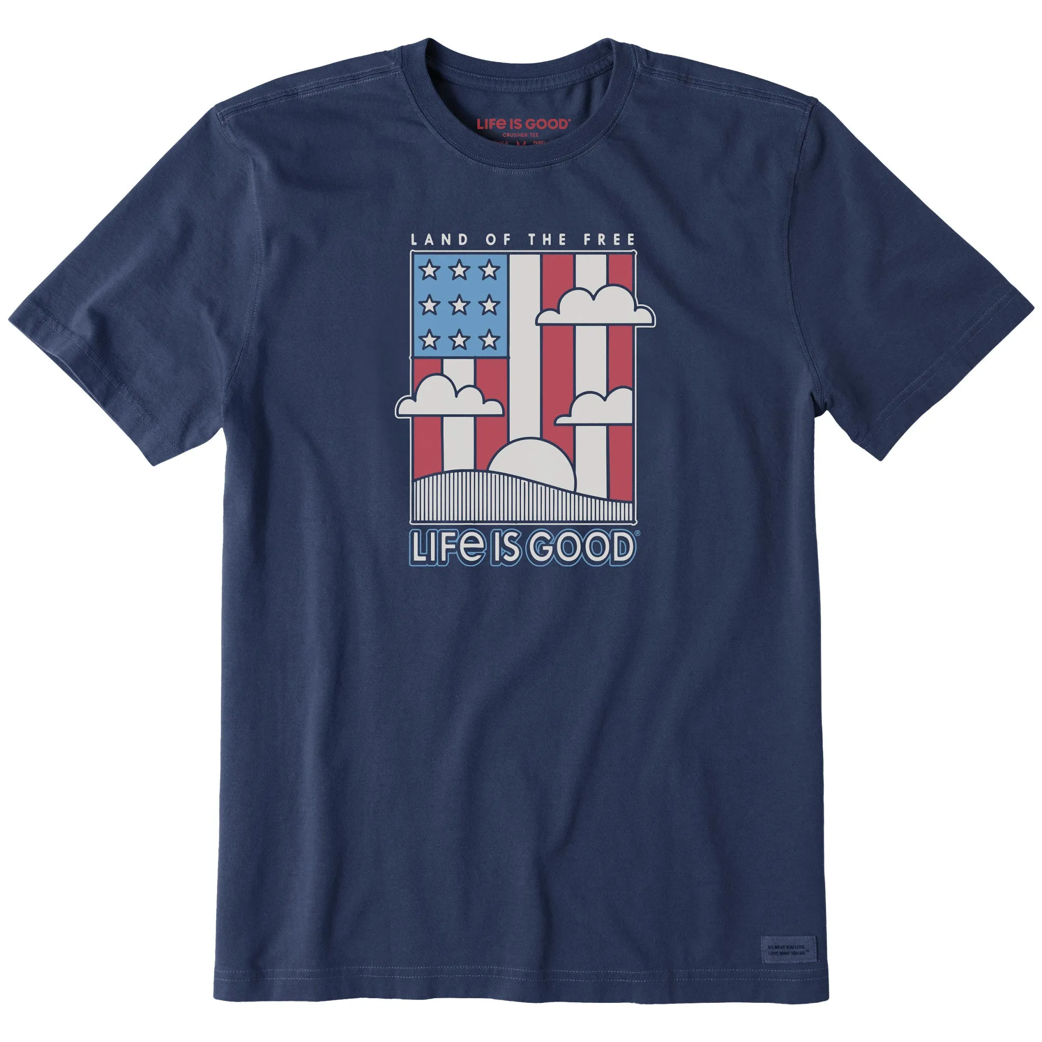 Men's Land the Free Flag Short Sleeve Crusher-LITE Tee Date night