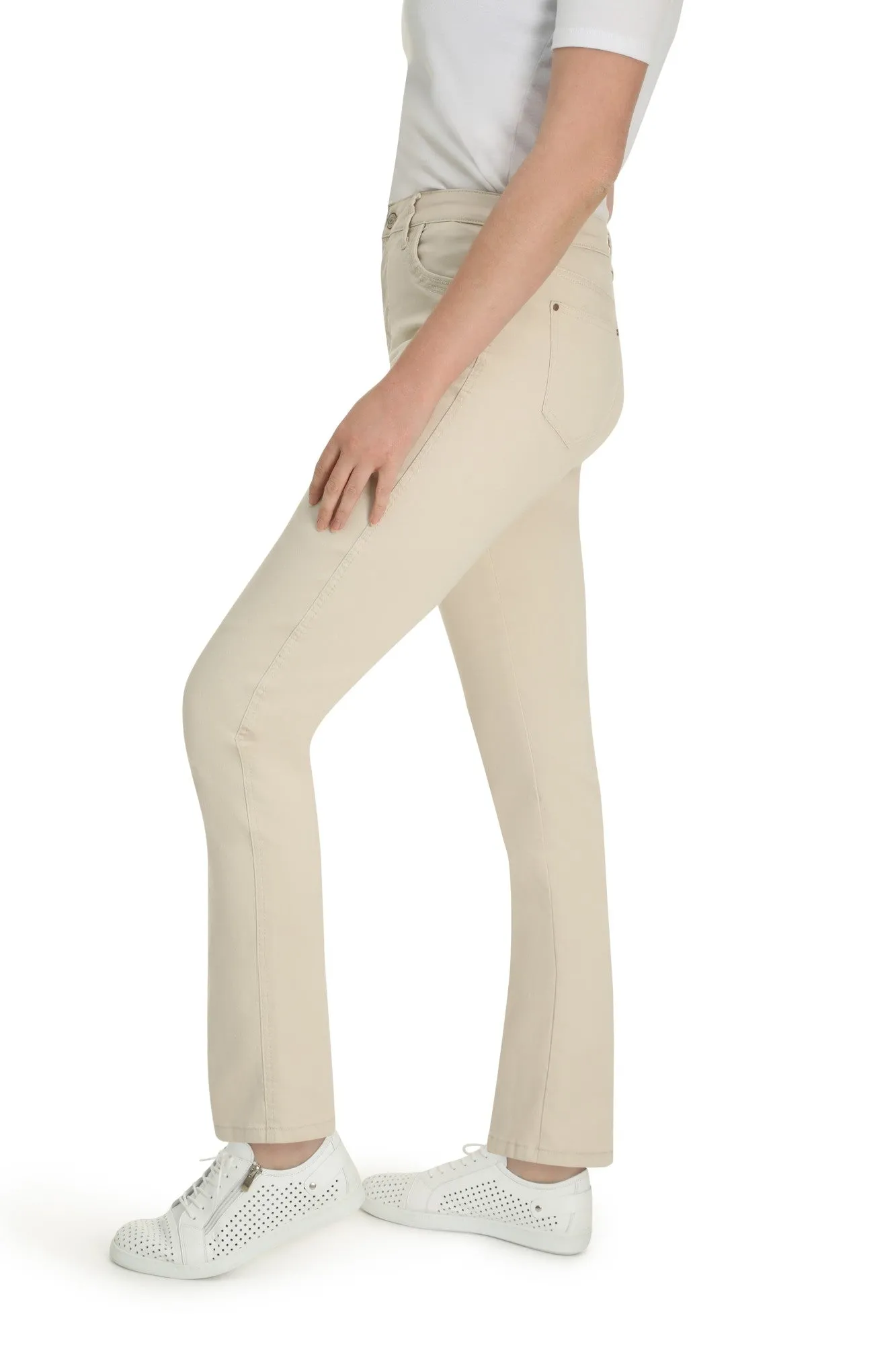 Perfect Length Design Tall length Coloured Denim Jeans | PARCHMENT | 6904ZR