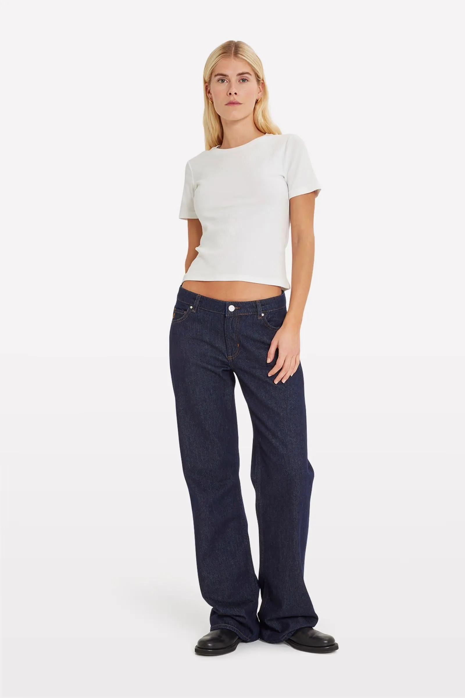 Style Statement Comfy Touch Enbetty Jeans Dark Blue Rinse