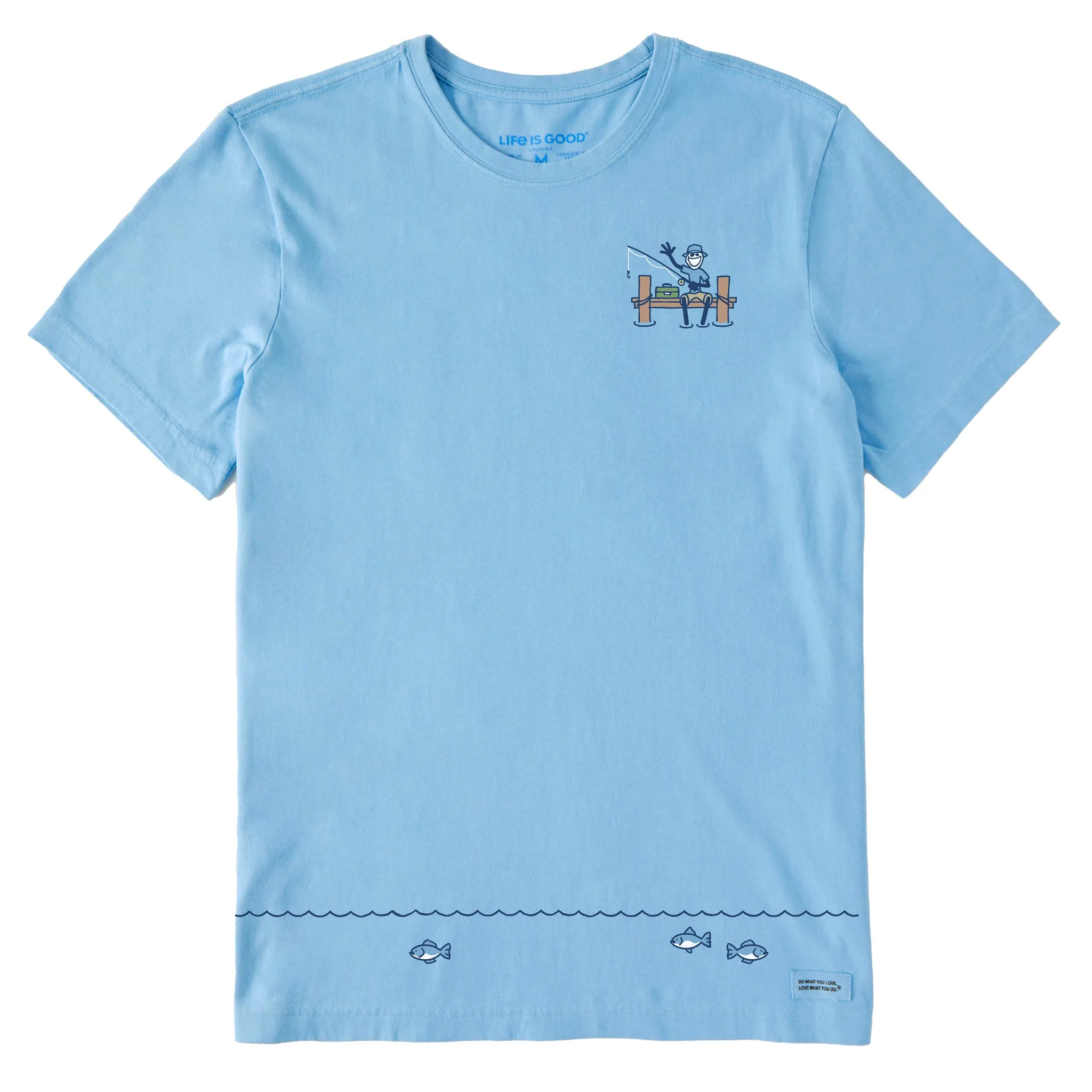 Lightweight Design Everyday Essential Men's Jake Dock Medley Short Sleeve Crusher Tee