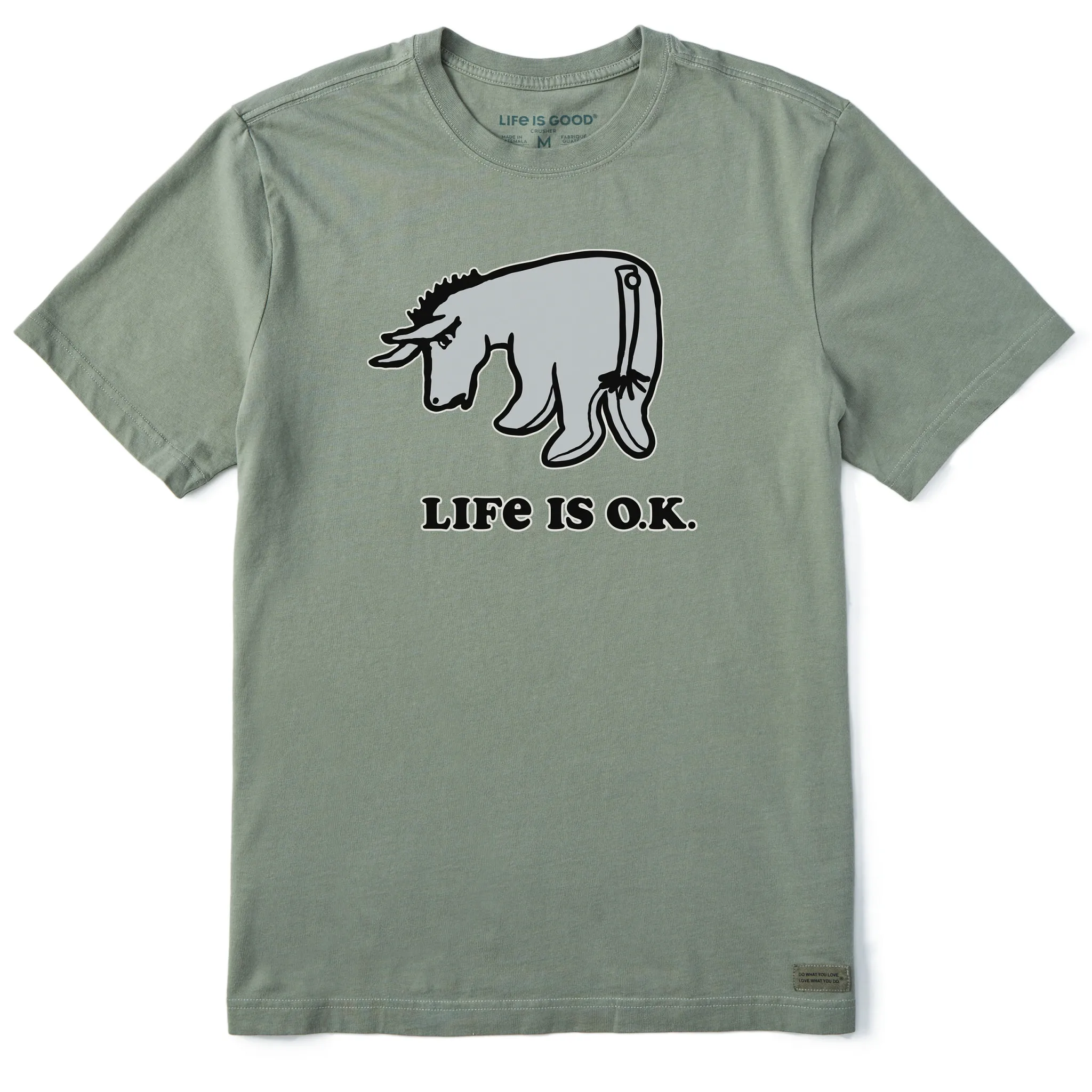 Men's Life is OK E Short Sleeve Tee Active Style Relax Trend