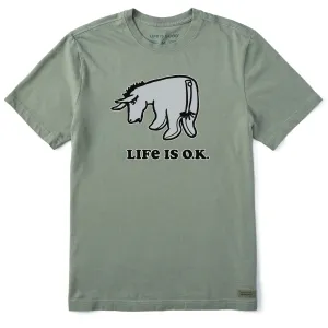 Cold Wash Optimized Men's Life is OK E Short Sleeve Tee