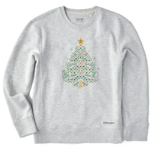 product mountain adventure spirit Modern Women's Christmas Tree Sparkles Simply True Crew