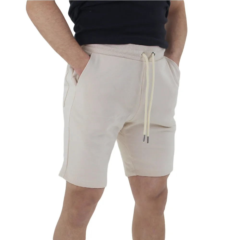 summer breeze souvenir choice Men's Plain Cotton Short,Beige