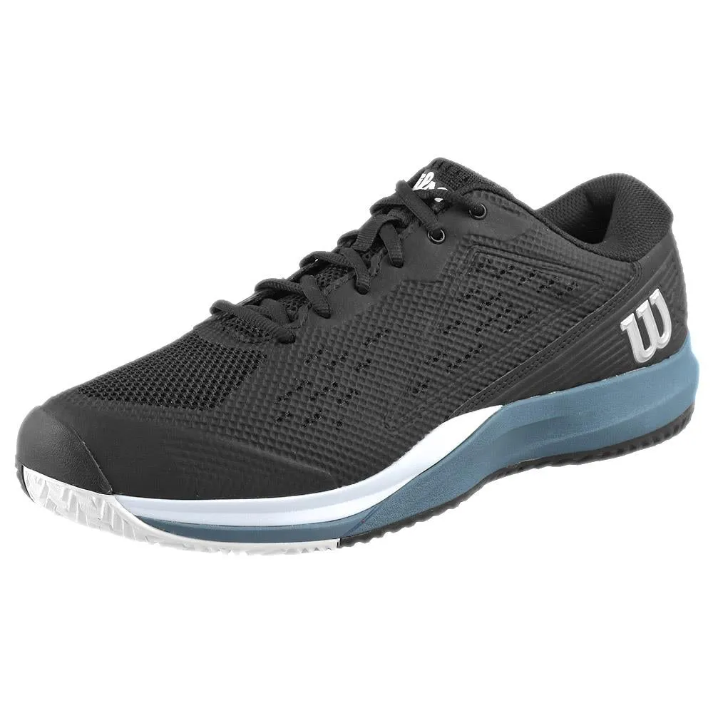 Wilson Men's Rush Pro Ace - Black/China Blue Training Style Arch Support Technology