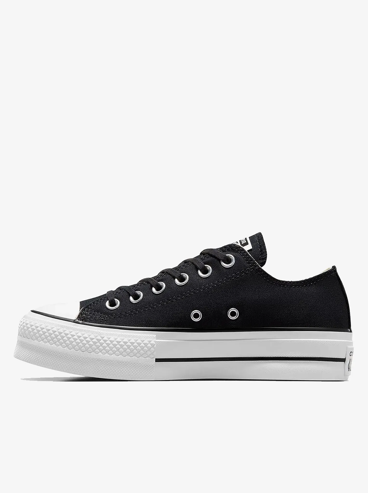 All Star Canvas Lift Low Top Womens Roomy Toe Box