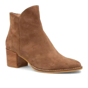 Django & Juliette Women's Mockas Chocolate Suede Minimal Profile