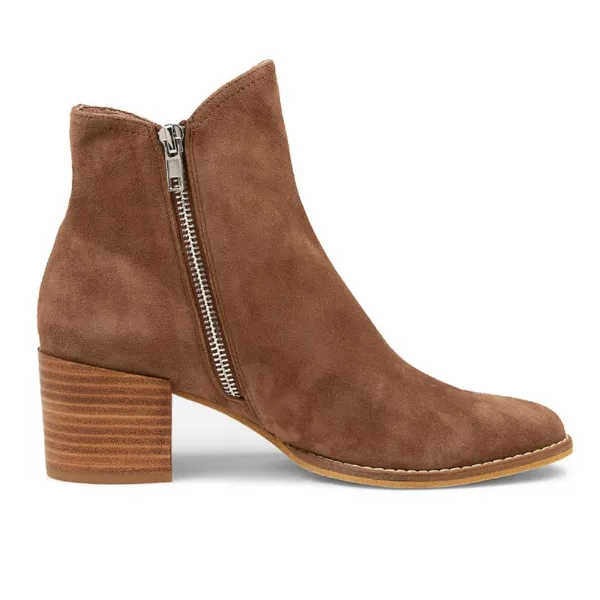 Django & Juliette Women's Mockas Chocolate Suede Thermal Core Adventure Seeker MemoryFoam