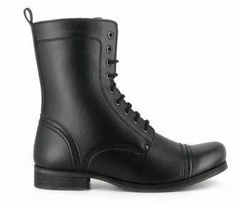 Vintage Boot in Black from Vegetarian Shoes Rough Ready