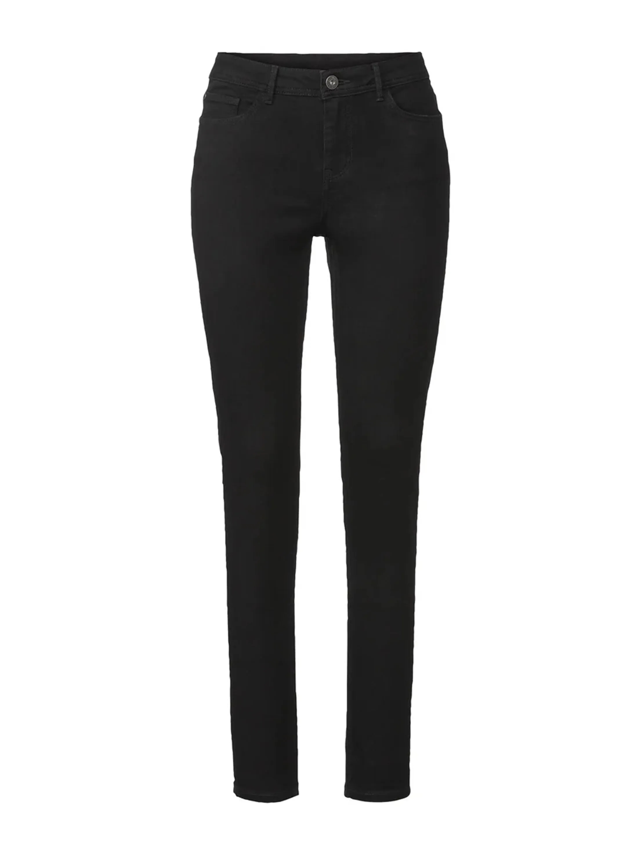 Party Look Luxury Women's Plain Skinny Jeans,Black