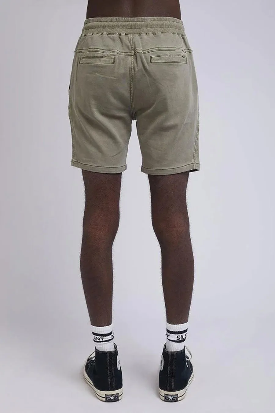 Linen shorts Fairhaven Short Olive