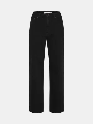 ZolinaGZ Jeans Washed Dark Black Streetwear Fan Evening Stroll Elegant