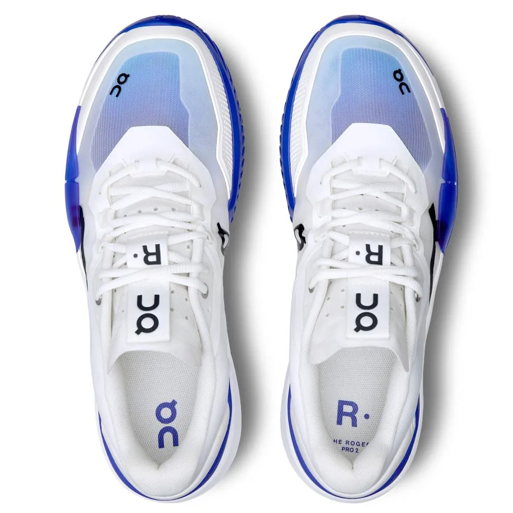 Flexible Midsole Dynamic Traction On Men's THE ROGER Pro 2 - White/Indigo
