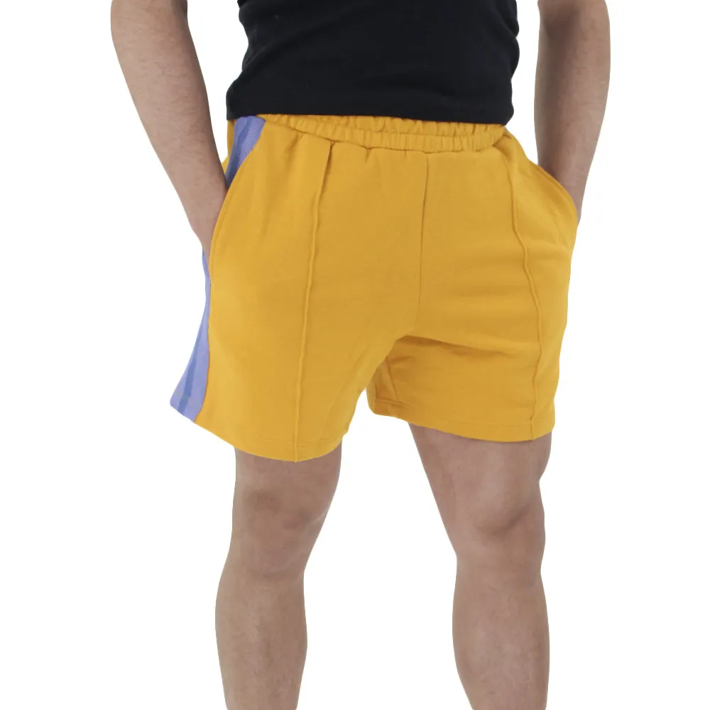 No Bulky Feel Men's Cotton Short,Mustard
