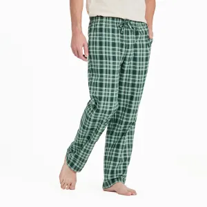Two Way Stretch Men's Treeline Plaid Classic Sleep Pant