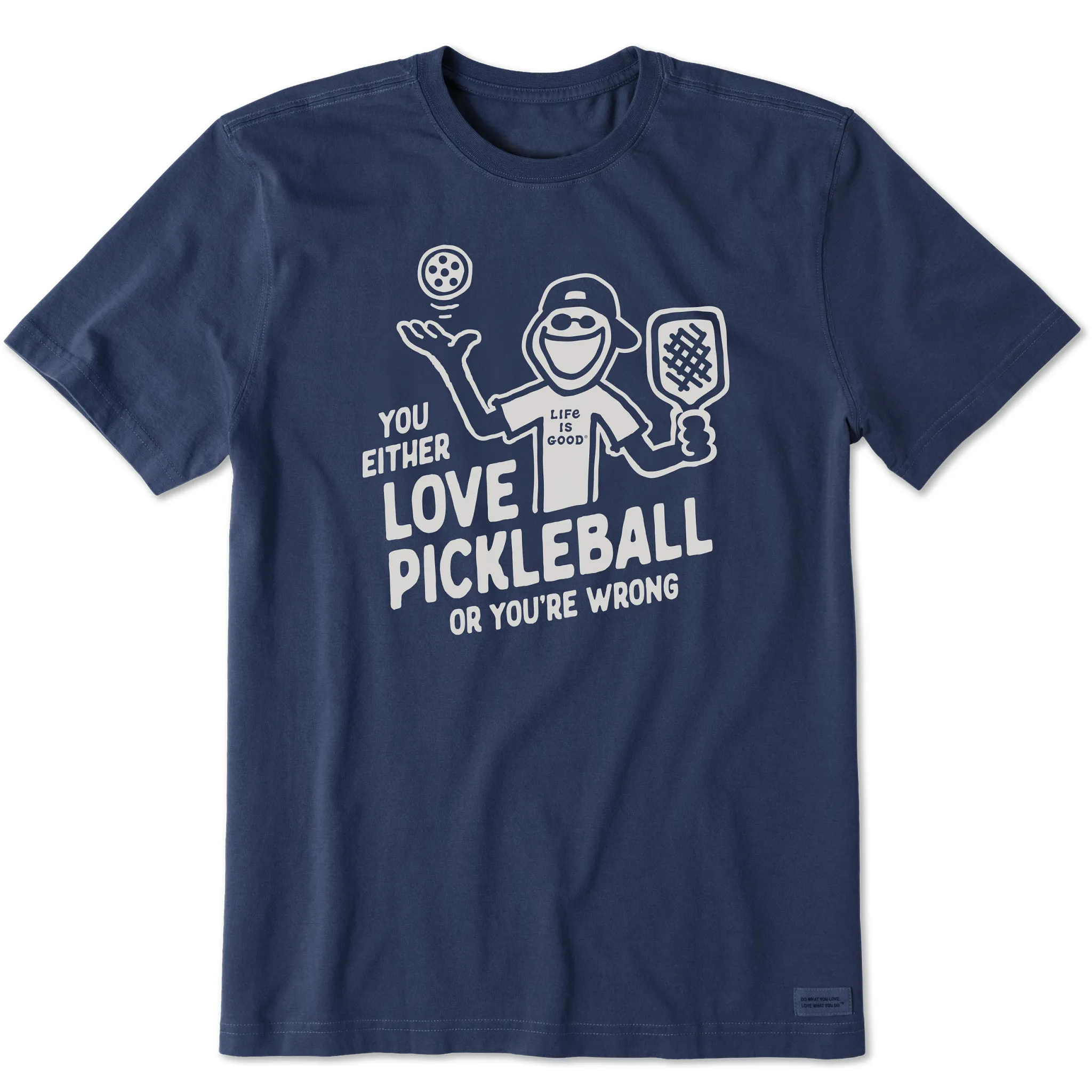 Men's Jake Love Pickleball Short Sleeve Tee Light and Fresh Smart Layering