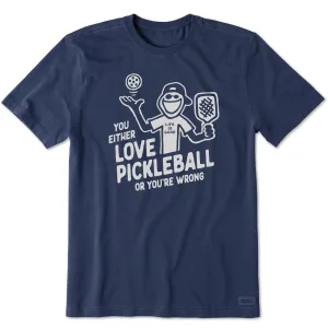 Men's Jake Love Pickleball Short Sleeve Tee Wrinkle Resistant