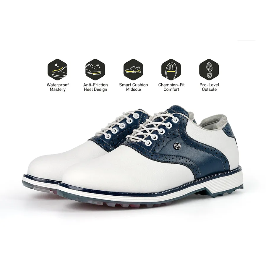 Ask Echo G3 Men's Professional Spikeless Golf Shoes?/ Blue Comfort Base