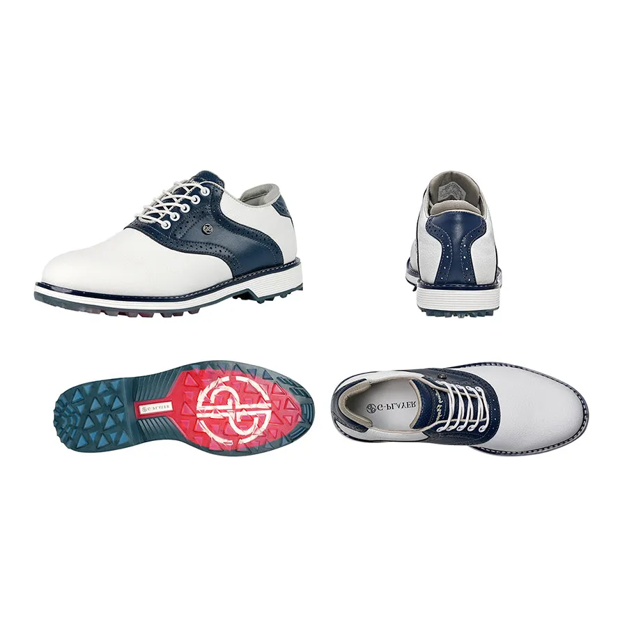 Grip Support Ask Echo G3 Men's Professional Spikeless Golf Shoes?/ Blue