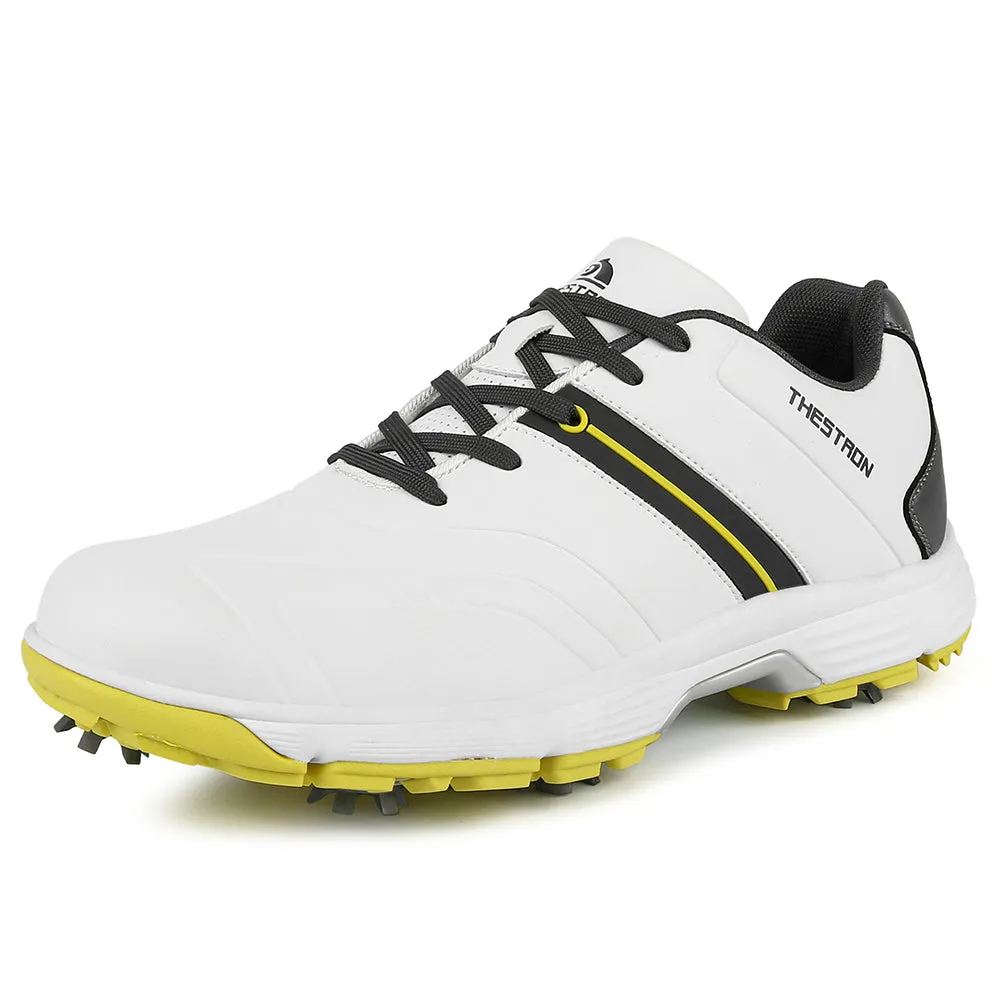 Foot Care Natural Move Ask Echo G517 Men's Professional Spikes Golf Shoes / Yellow