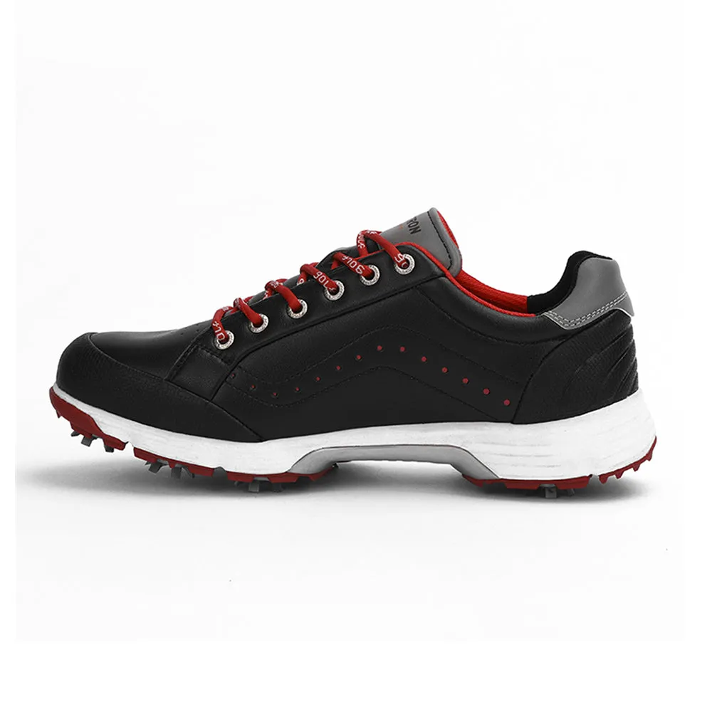 Ask Echo G716 Men's Professional Spikes Golf Shoes / Black Comfort Power