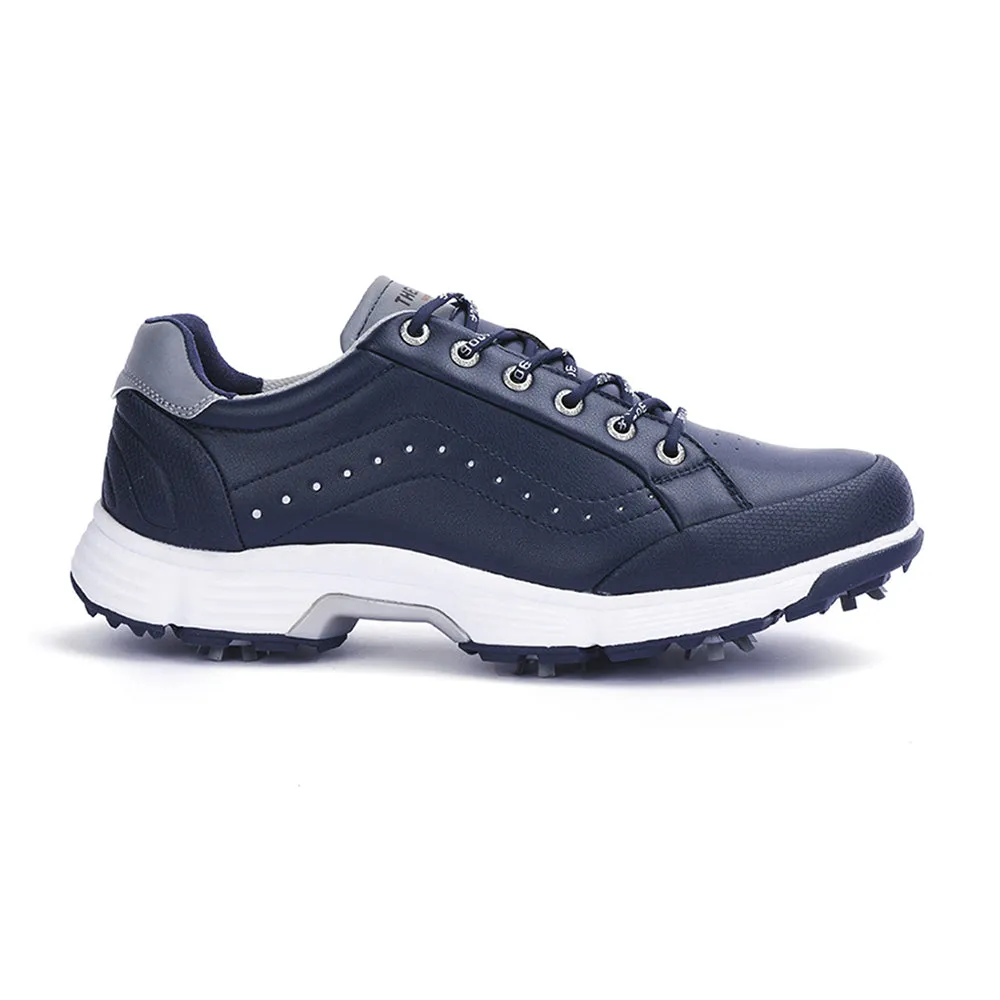 Anti   Bacterial Ask Echo G716 Men's Professional Spikes Golf Shoes / Blue