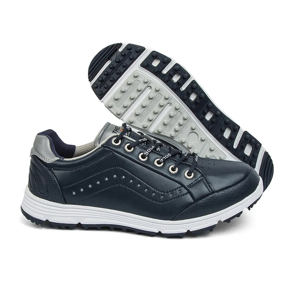 Quick Flex Ask Echo G718 Men's Breathable Spikeless Golf Shoes / Blue