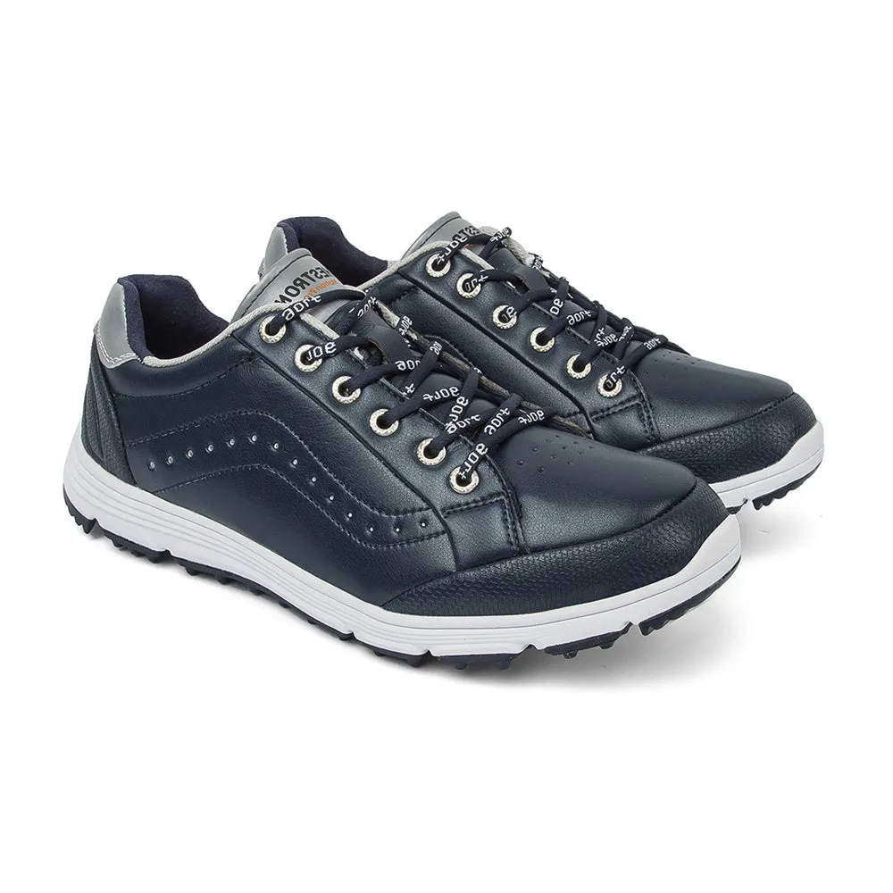 Ask Echo G718 Men's Breathable Spikeless Golf Shoes / Blue Move Quick Dynamic flex