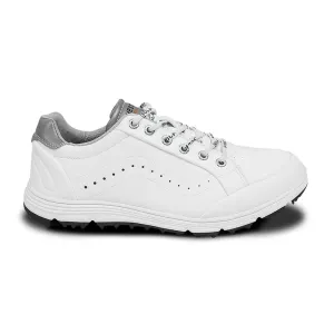 Comfort Soft Ask Echo G718 Men's Breathable Spikeless Golf Shoes / White