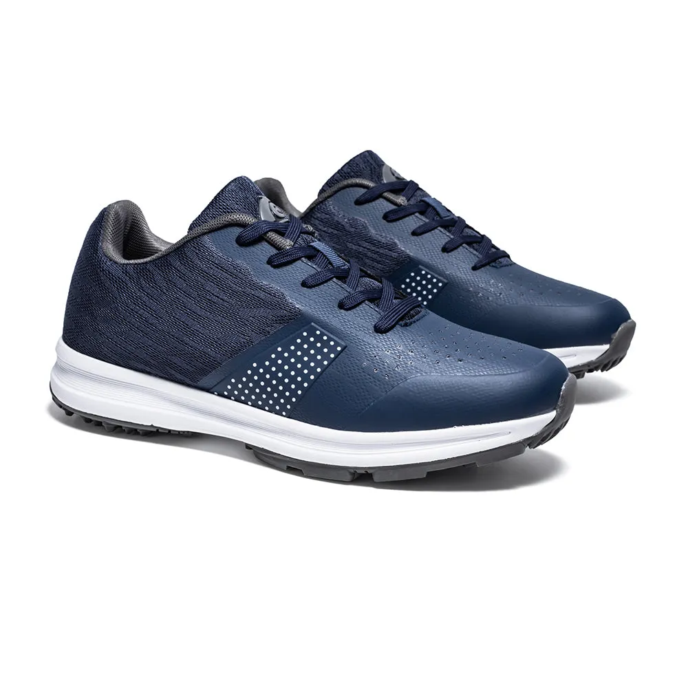 Ask Echo MX515 Men's Breathable Spikeless Golf Shoes /  Blue Pro Motion Lightweight Performance