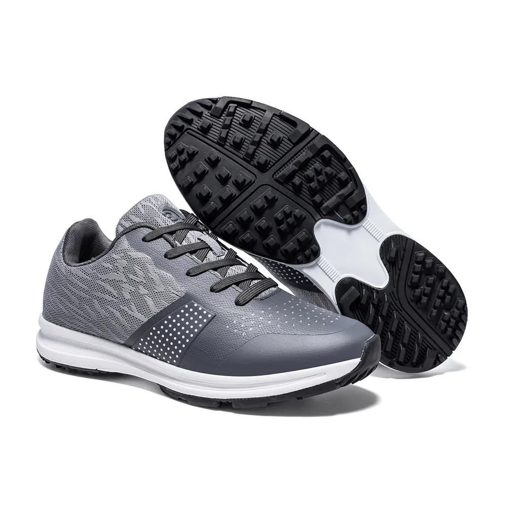 SoftInterior Ask Echo MX515 Men's Breathable Spikeless Golf Shoes /  Grey