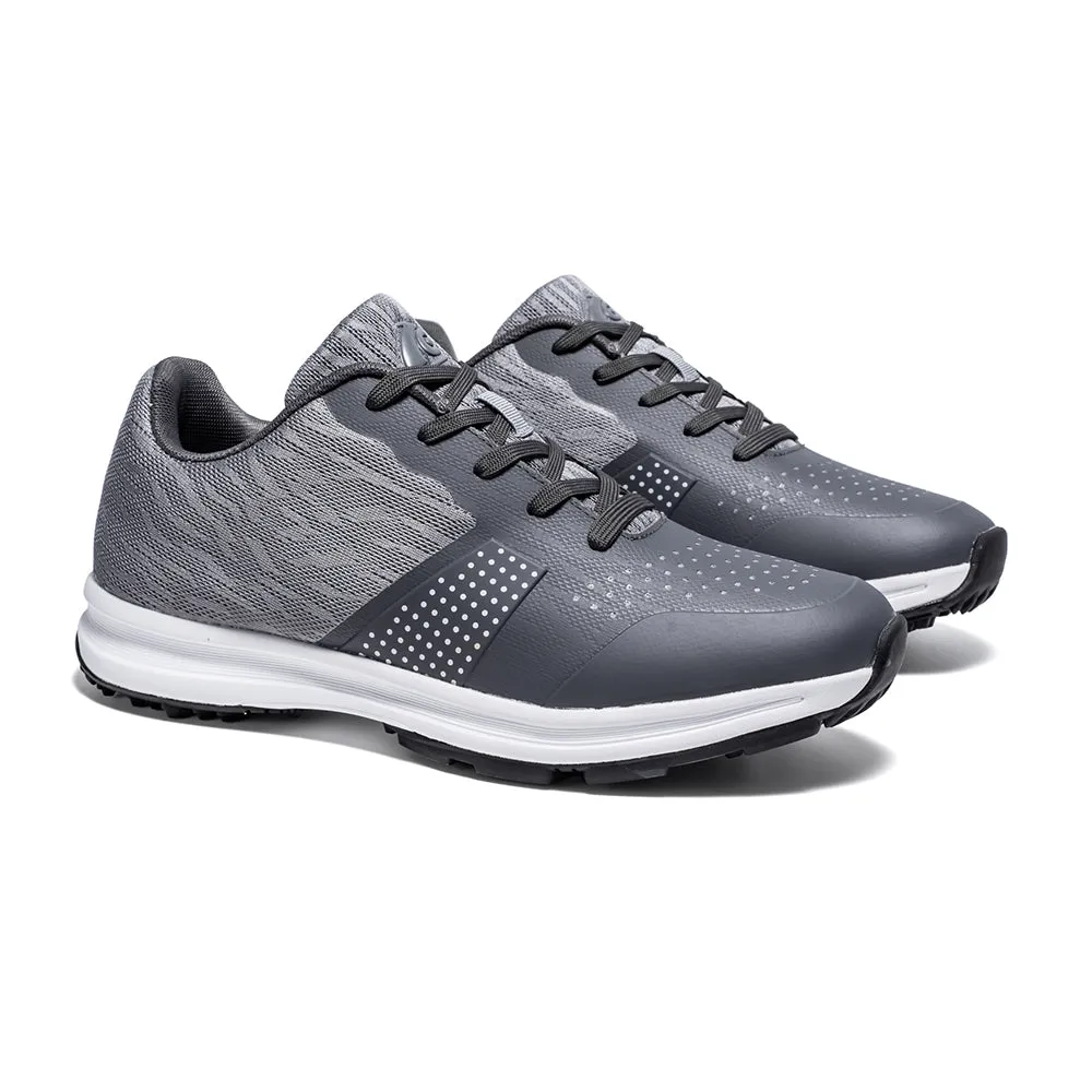 Ask Echo MX515 Men's Breathable Spikeless Golf Shoes /  Grey Flexible